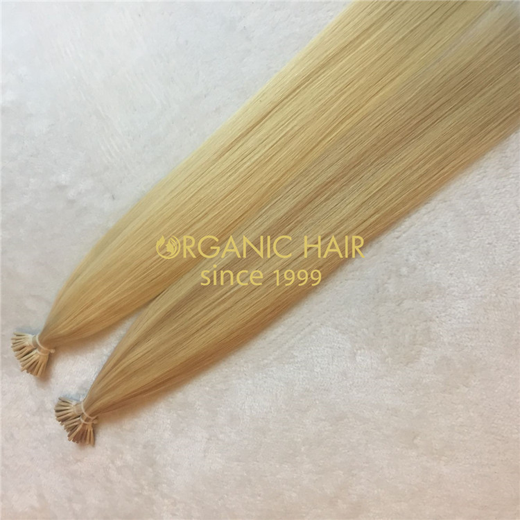 Good remy human hair extensions i tip piano color H123